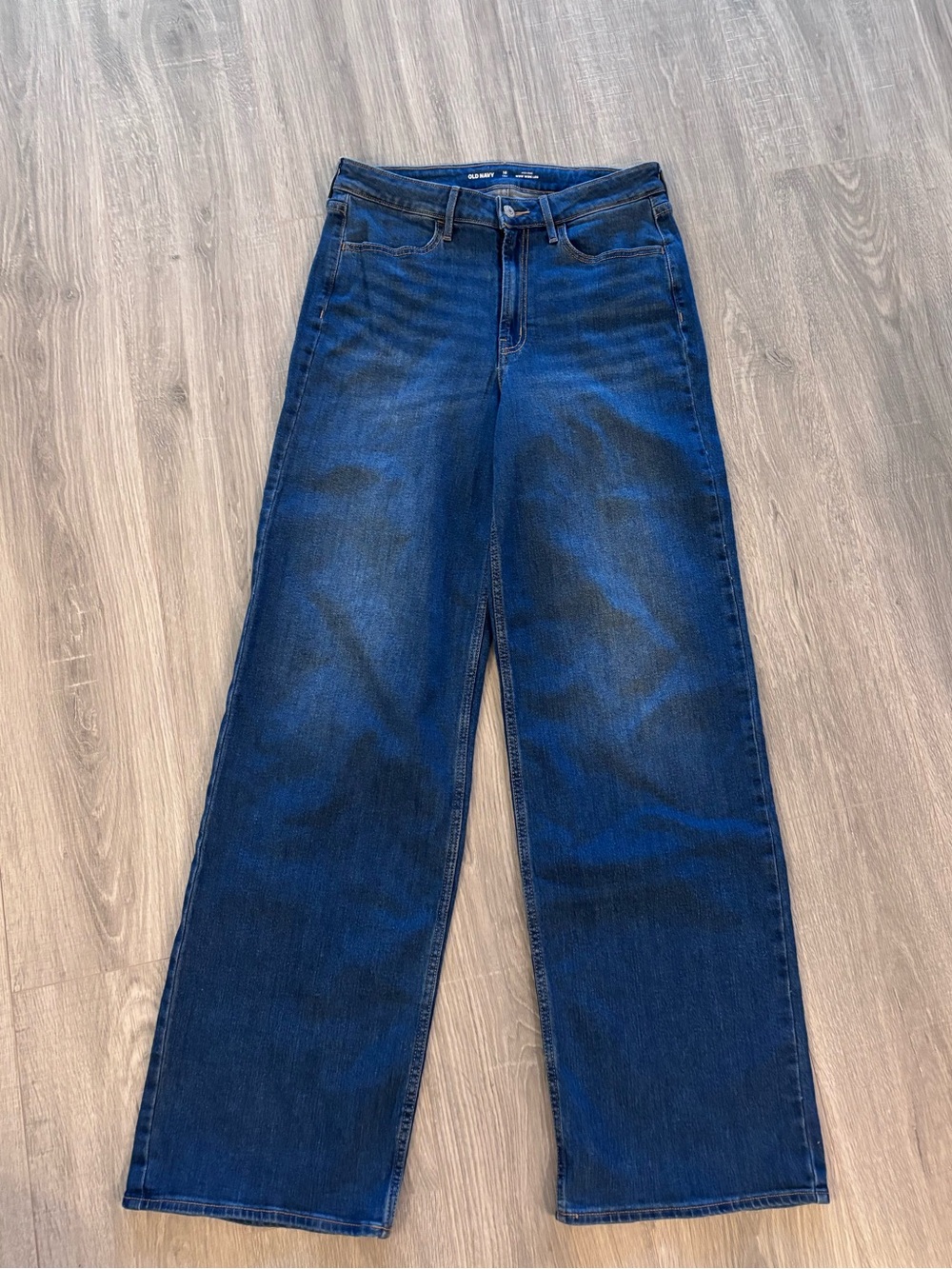 Old Navy Dark Blue Wide-Leg Women's Jeans